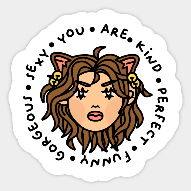 Angry kids - 054 Sticker by chocosprunes